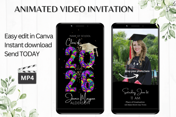 Digital Graduation Invitation & Animated Video Invitation Templates: The Modern Way to Celebrate Milestones