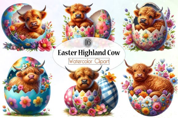 Easter Highland Cow Sublimation Clipart: Evaluating Quality, Format, and Fit for Your Projects