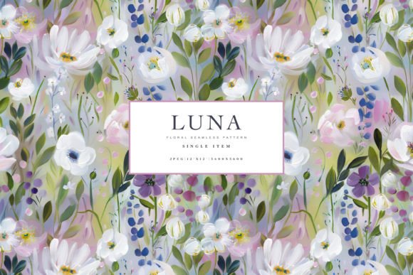 Evaluating the Flowers Seamless Pattern Abstract in a 12x12 JPEG Format