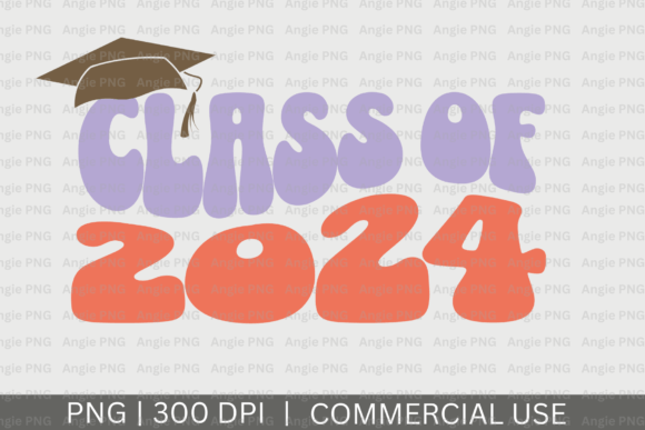Exploring the Creative Potential of the Retro Class of 2024 PNG