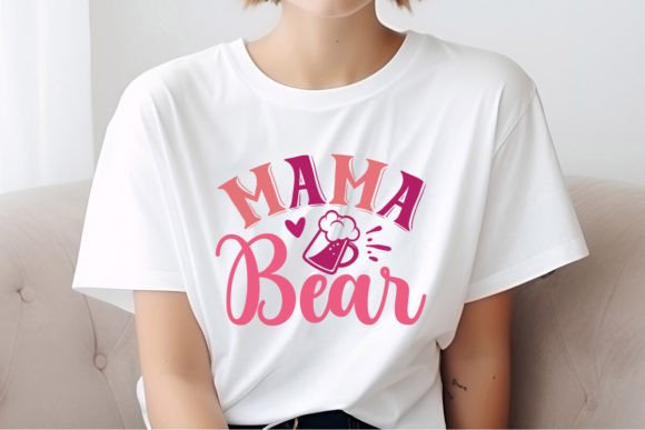 Mama Bear SVG: Versatile Design Assets