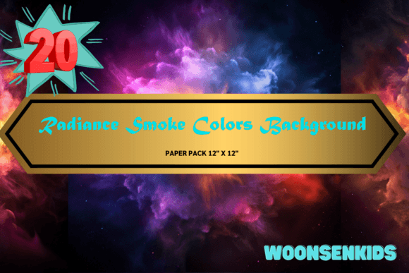 Radiance Smoke Colors Background