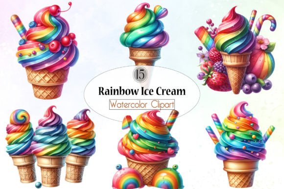 Rainbow Ice Cream Delight: Turning a Design Pack into Real Creative Wins