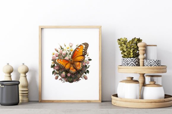 Vibrant Butterfly: A Versatile Clipart PNG for Creators and Small Businesses