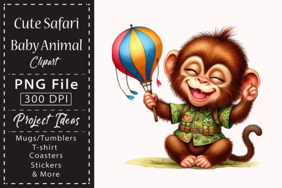 Watercolor Safari Animal Clipart: A Practical Asset for Creative Projects